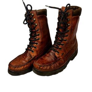 Rocky Gore Tex Brown Leather Work Boots - Men 9